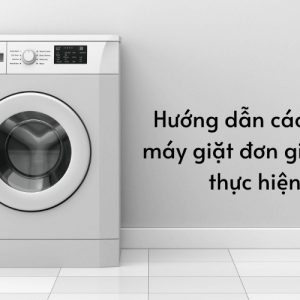 Cách lắp máy giặt