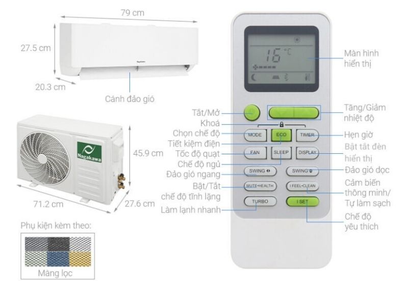 cách sử dụng điều khiển điều hoà