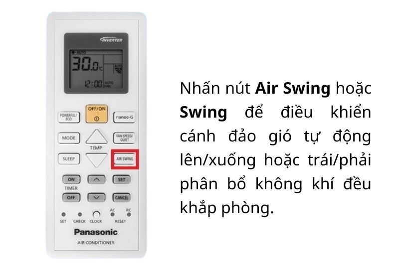 cách sử dụng điều khiển điều hoà