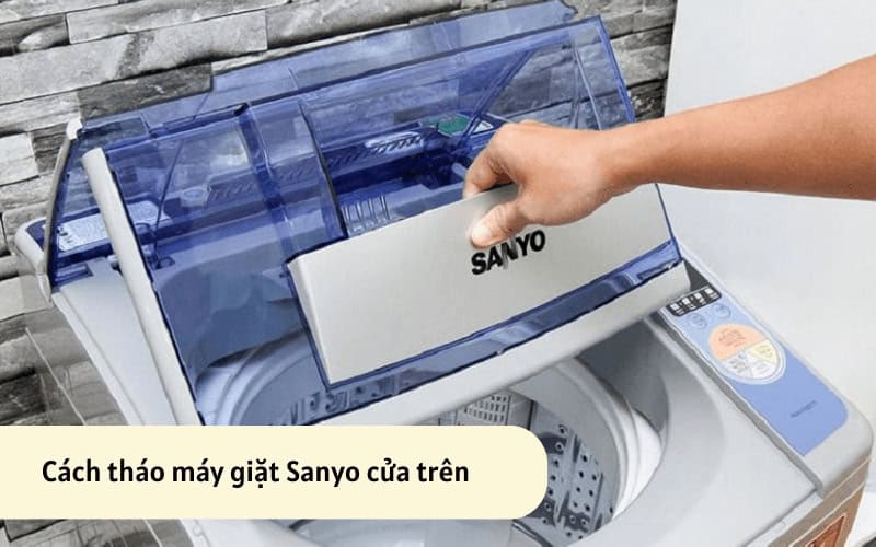 cách tháo máy giặt