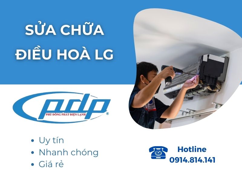 sửa điều hòa LG