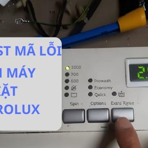 Cách kiểm tra mã lỗi trên máy giặt Electrolux