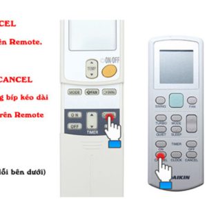 Hướng dẫn check mã lỗi điều hòa Daikin bằng remote