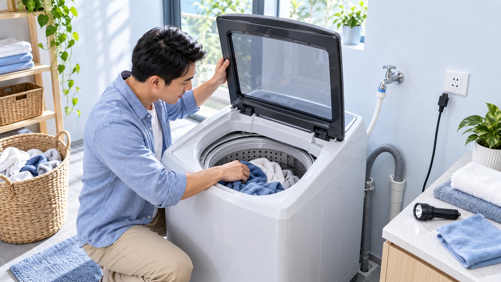 Máy giặt LG cửa trên - Tổng hợp 1 số mã lỗi thường gặp 6 Ảnh minh hoạ: Mã lỗi máy giặt LG cửa trên: nguyên nhân, cách xử lý
