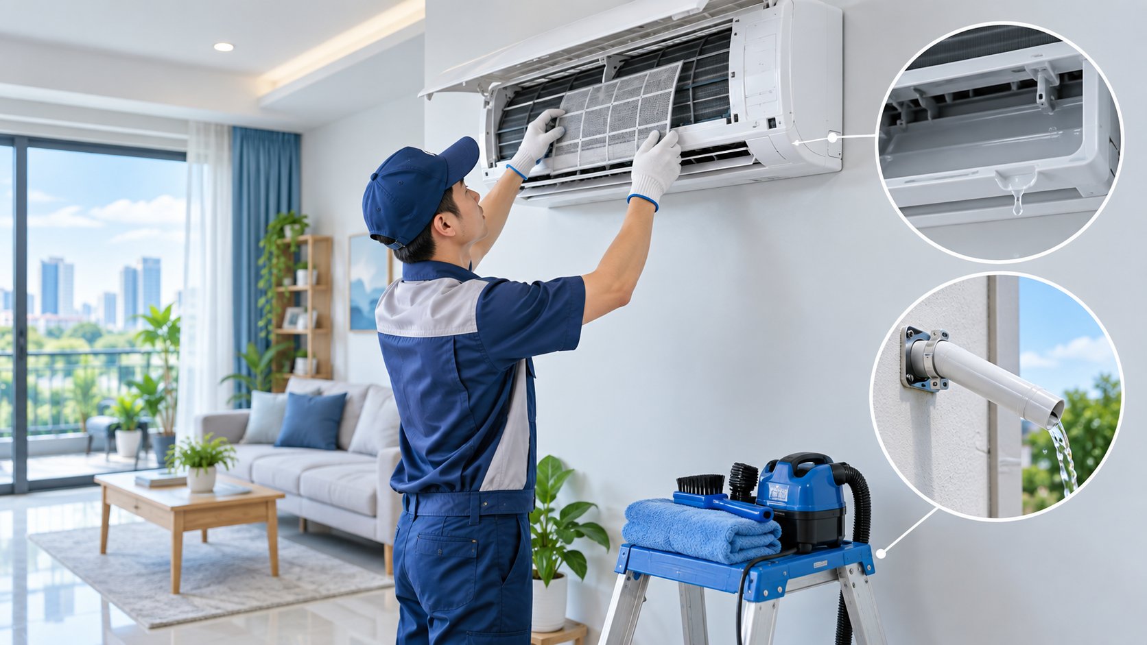 Điều hòa chảy nước: Nguyên nhân và cách xử lý 3 Ảnh minh hoạ: Điều hòa chảy nước: Nguyên nhân và cách xử lý