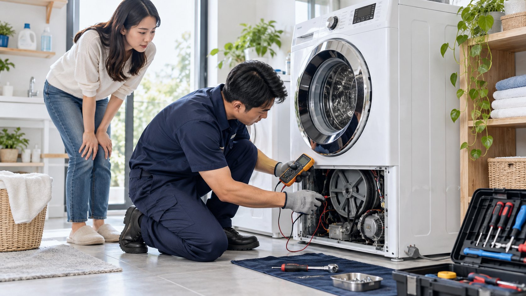 Máy giặt không vắt: Cách kiểm tra và xử lý an toàn 3 Ảnh minh hoạ: Máy giặt không vắt: Cách kiểm tra và xử lý an toàn