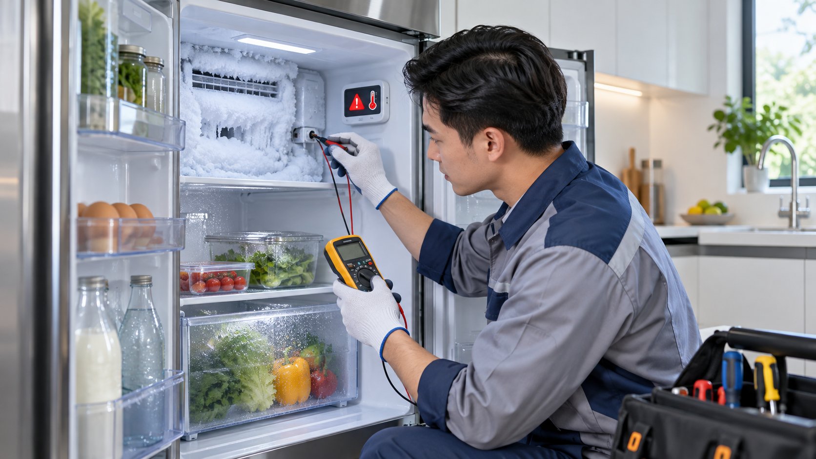 Cách chỉnh nhiệt độ tủ lạnh bảo quản thực phẩm tốt nhất 13 Ảnh minh hoạ: Cách chỉnh tủ lạnh Inverter đúng nhiệt độ