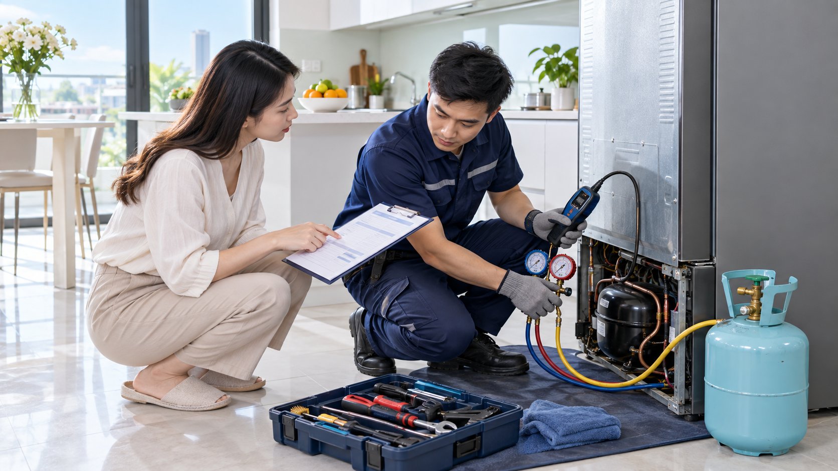 Tủ lạnh thiếu gas, không lạnh: Dấu hiệu và cách xử lý 3 Ảnh minh hoạ: Tủ lạnh thiếu gas, không lạnh: Dấu hiệu và cách xử lý