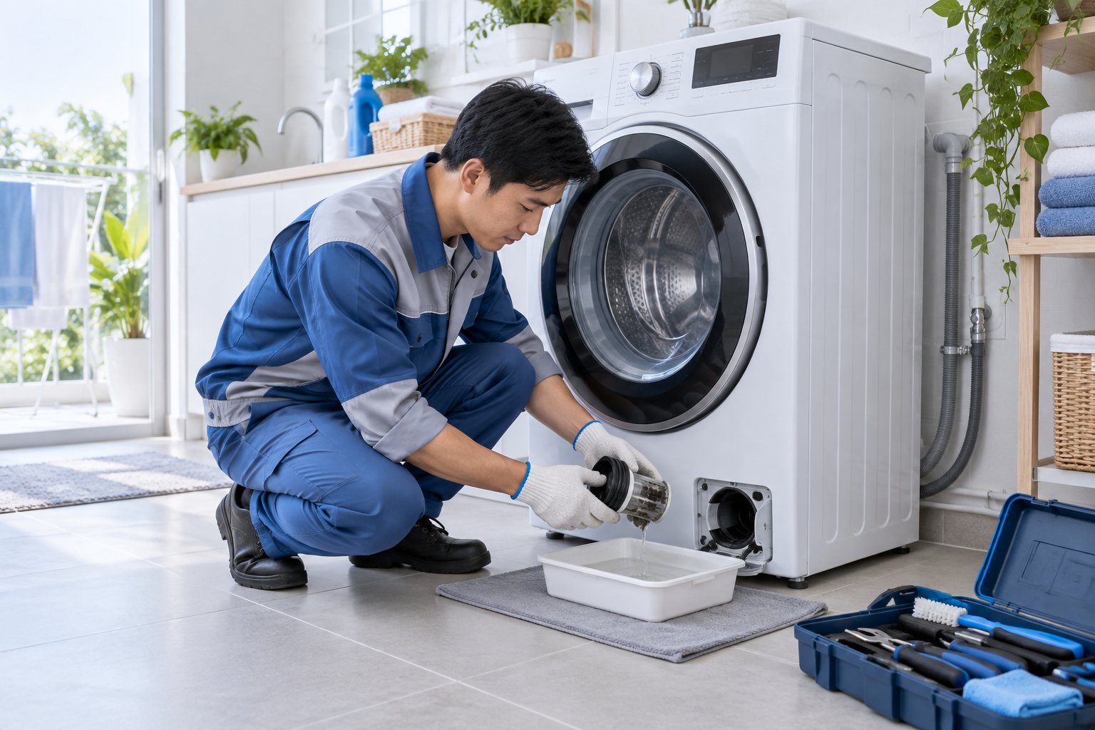 Máy giặt không xả nước: Cách kiểm tra an toàn 3 Ảnh minh hoạ: Máy giặt không xả nước: Cách kiểm tra an toàn