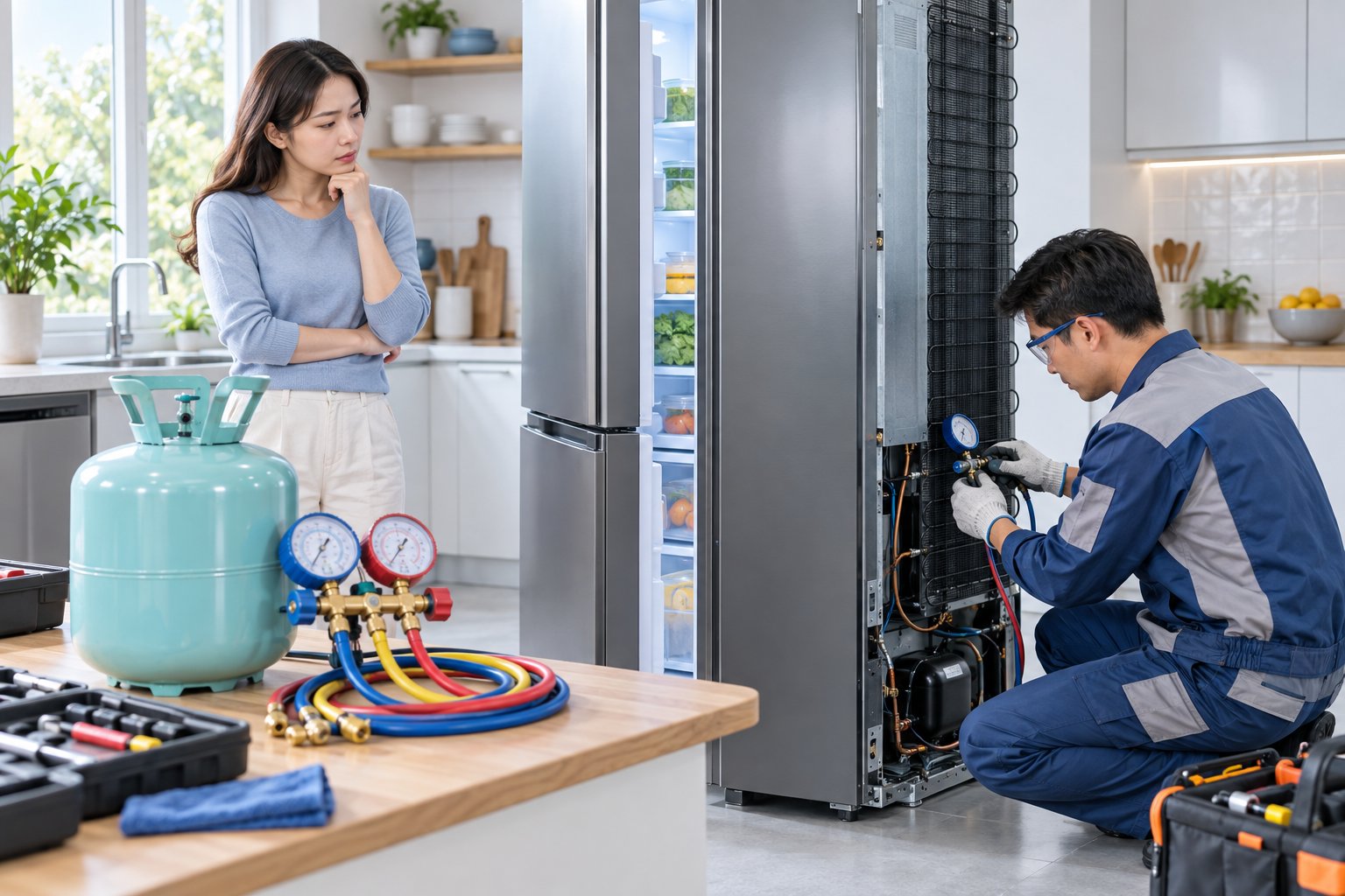 Tủ lạnh thiếu gas, không lạnh: Dấu hiệu và cách xử lý 2 Ảnh minh hoạ: Tủ lạnh thiếu gas, không lạnh: Dấu hiệu và cách xử lý