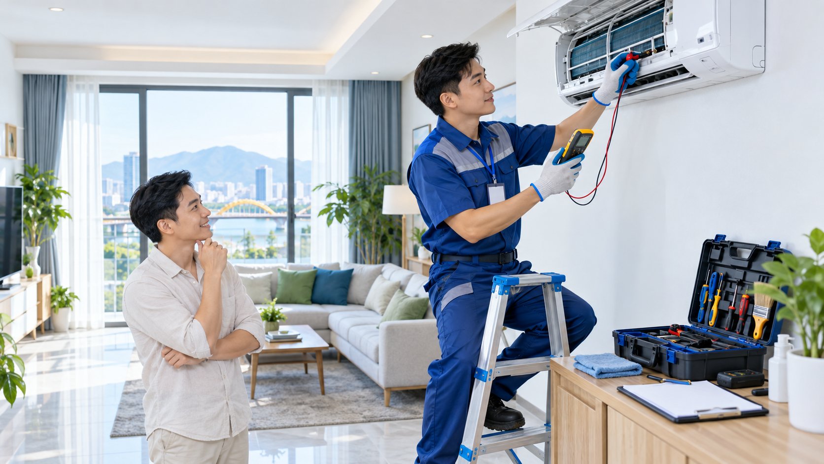 Vệ sinh, sửa điều hòa Đà Nẵng: Khi nào gọi thợ? 3 Ảnh minh hoạ: Vệ sinh, sửa điều hòa Đà Nẵng: Khi nào gọi thợ?