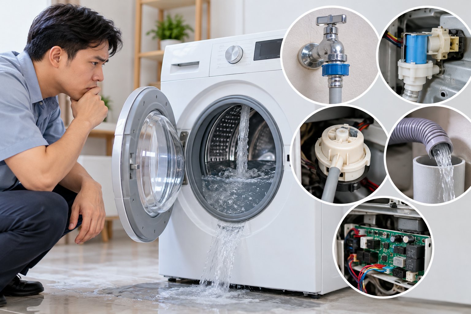 Máy giặt cấp nước liên tục: nguyên nhân, cách xử lý 2 Ảnh minh hoạ: Máy giặt cấp nước liên tục: nguyên nhân, cách xử lý