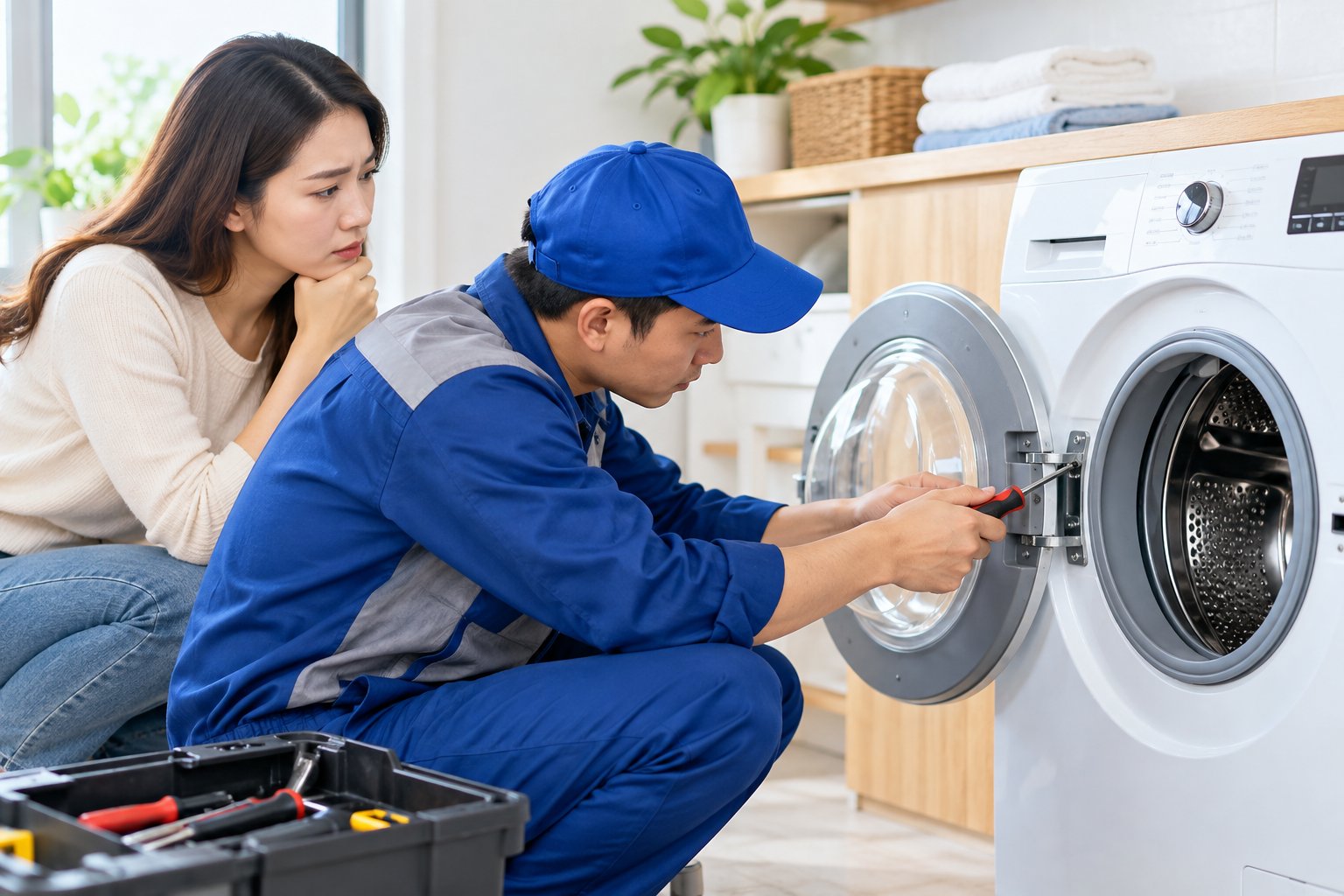 Máy giặt không khóa cửa: Cách kiểm tra an toàn 3 Ảnh minh hoạ: Máy giặt không khóa cửa: Cách kiểm tra an toàn