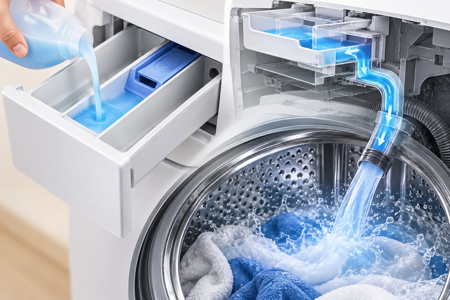 Máy giặt không lấy nước xả vải: cách kiểm tra 1 Ảnh minh hoạ: Máy giặt không lấy nước xả vải: cách kiểm tra