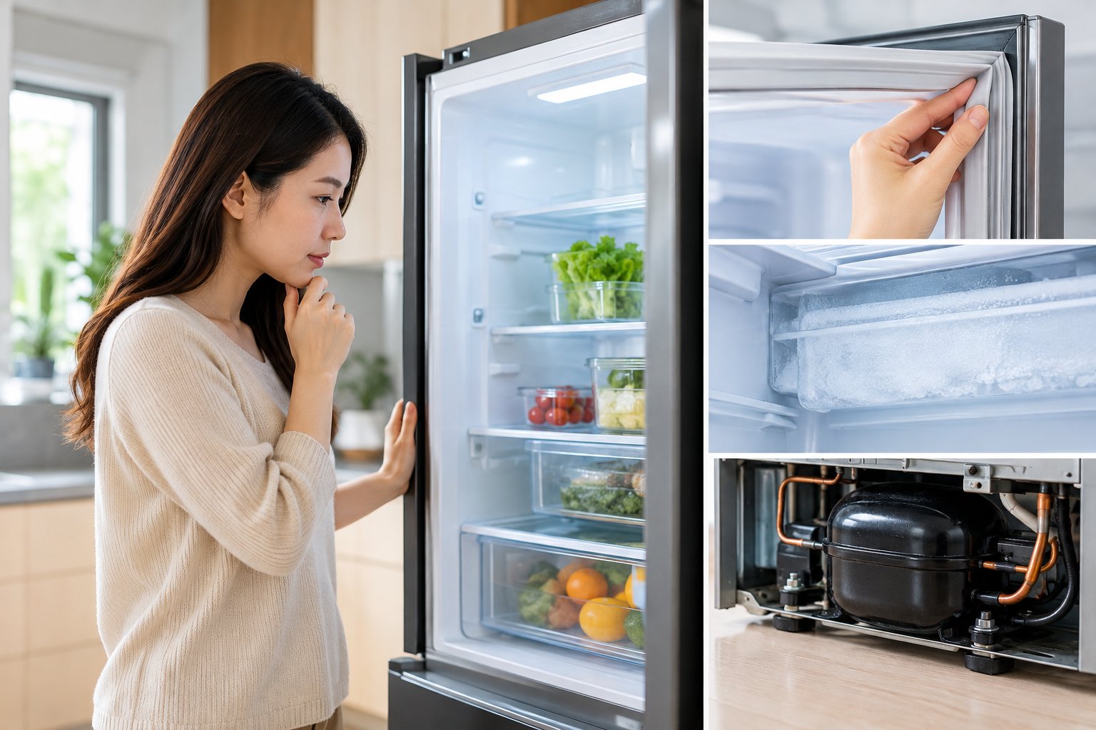 Dấu hiệu tủ lạnh rò gas: Nhận biết đúng cách 2 Ảnh minh hoạ: Dấu hiệu tủ lạnh rò gas: Nhận biết đúng cách