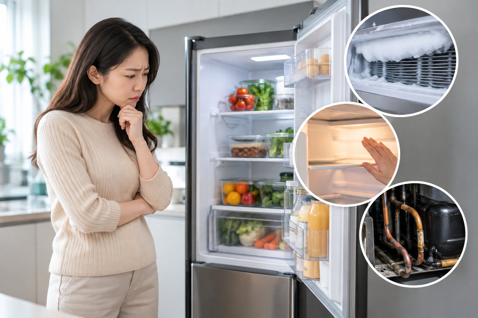 Dấu hiệu tủ lạnh rò gas: Nhận biết đúng cách 1 Ảnh minh hoạ: Dấu hiệu tủ lạnh rò gas: Nhận biết đúng cách