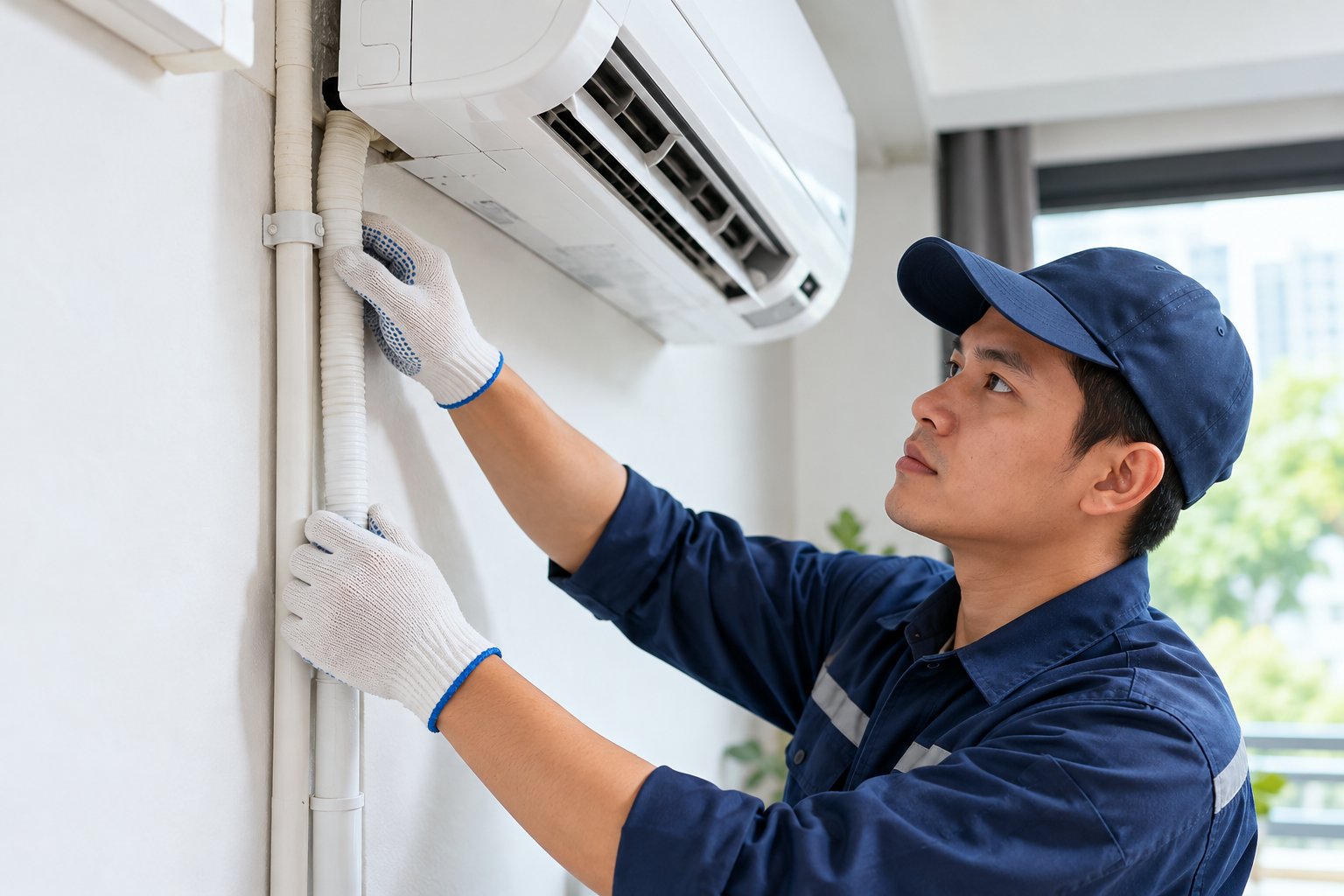 Cách lắp ống thoát nước điều hòa hạn chế rò nước 1 Ảnh minh hoạ: Cách lắp ống thoát nước điều hòa hạn chế rò nước
