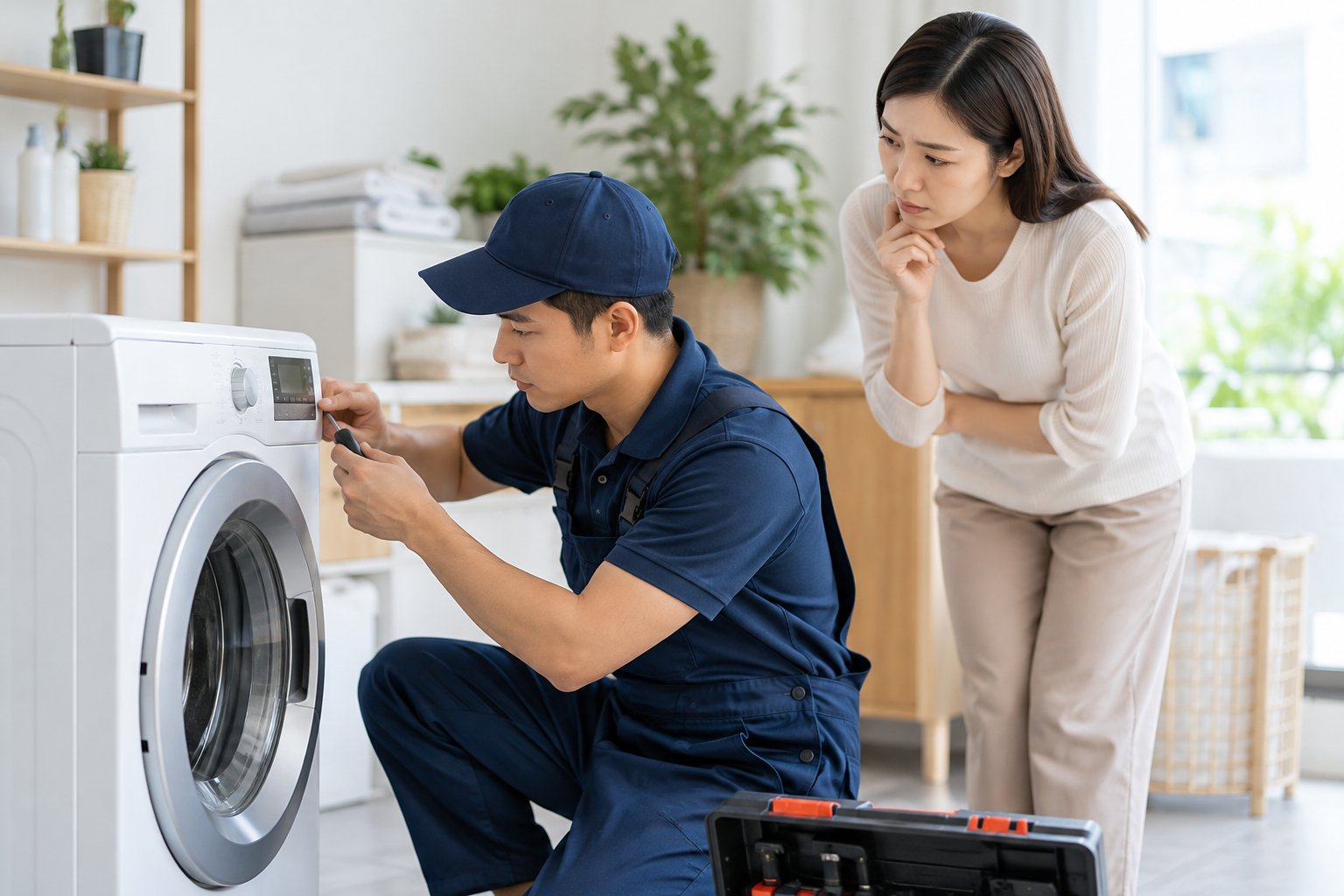 Máy giặt không lên nguồn: Cách kiểm tra an toàn 3 Ảnh minh hoạ: Máy giặt không lên nguồn: Cách kiểm tra an toàn