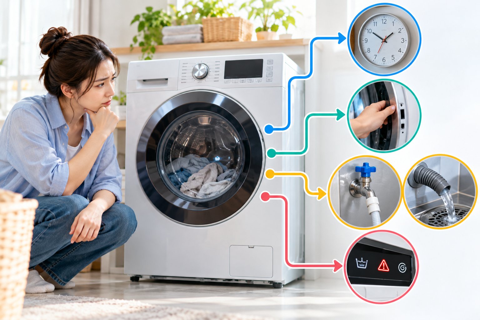 Máy giặt dừng giữa chu trình: cây kiểm tra an toàn 1 Ảnh minh hoạ: Máy giặt dừng giữa chu trình: cây kiểm tra an toàn