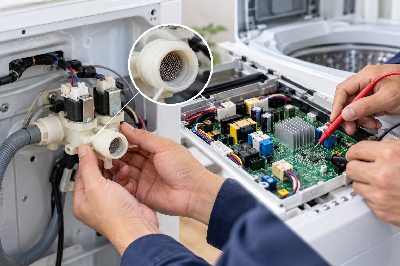 Máy giặt không cấp nước: Cách kiểm tra an toàn 2 Ảnh minh hoạ: Máy giặt không cấp nước: Cách kiểm tra an toàn