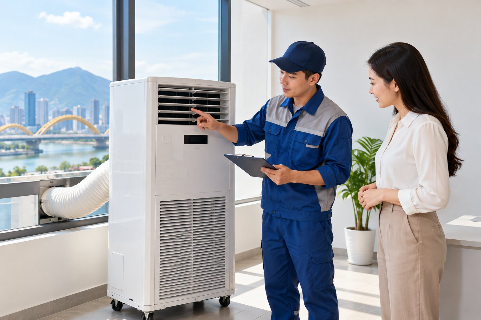Kinh nghiệm thuê máy lạnh tại Đà Nẵng: Checklist 2 Ảnh minh hoạ: Kinh nghiệm thuê máy lạnh tại Đà Nẵng: Checklist