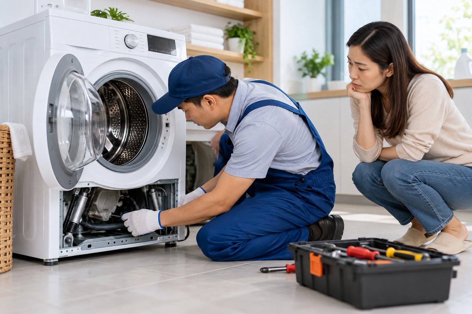 Máy giặt rung lắc mạnh: Nguyên nhân và cách kiểm tra 3 Ảnh minh hoạ: Máy giặt rung lắc mạnh: Nguyên nhân và cách kiểm tra