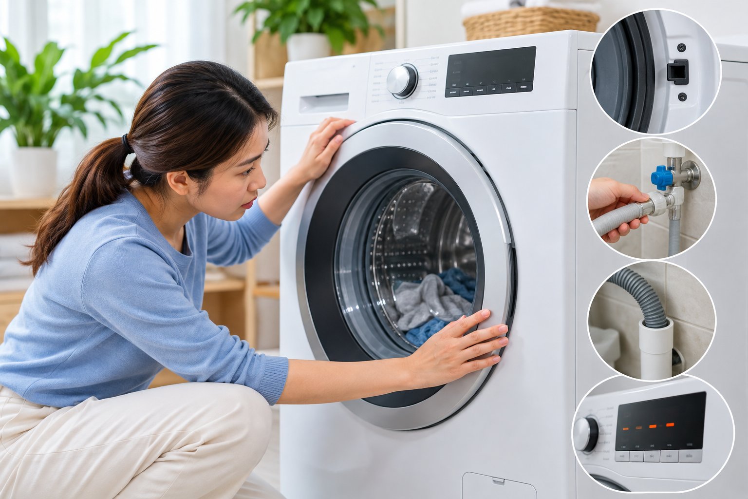 Máy giặt dừng giữa chu trình: cây kiểm tra an toàn 2 Ảnh minh hoạ: Máy giặt dừng giữa chu trình: cây kiểm tra an toàn