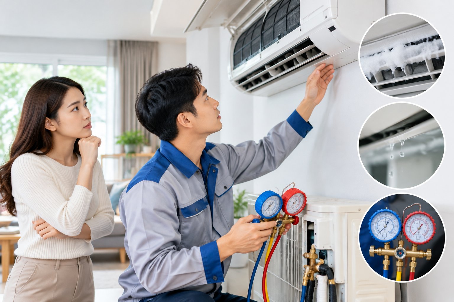 Bơm gas điều hòa Đà Nẵng: kiểm tra rò rỉ trước 1 Ảnh minh hoạ: Bơm gas điều hòa Đà Nẵng: kiểm tra rò rỉ trước