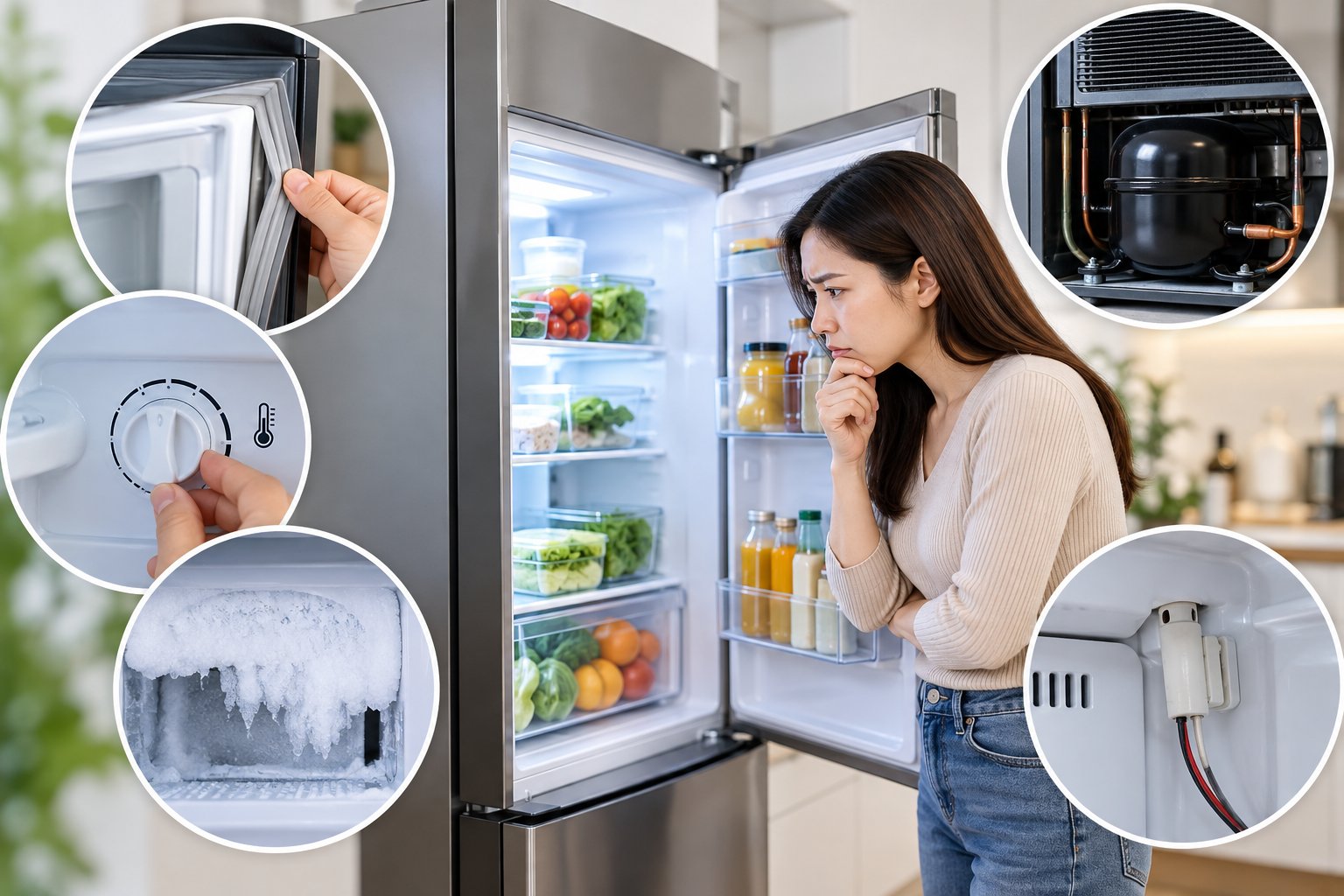 Tủ lạnh chạy liên tục không ngắt: Cách kiểm tra 1 Ảnh minh hoạ: Tủ lạnh chạy liên tục không ngắt: Cách kiểm tra