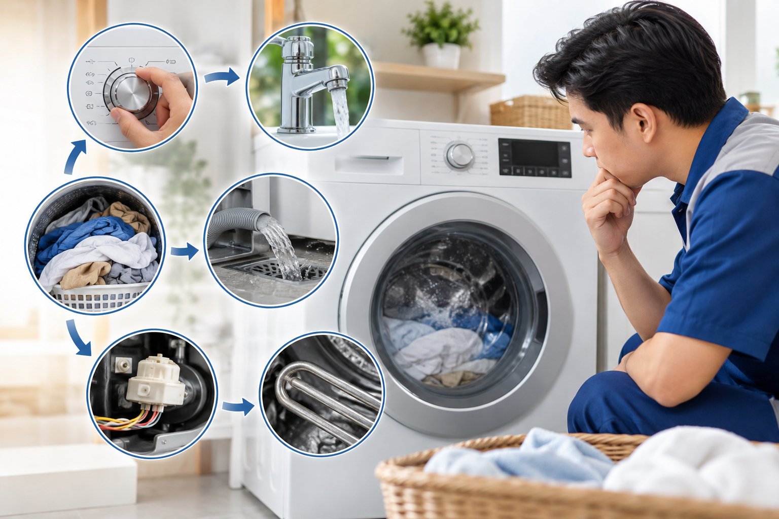 Máy giặt giặt quá lâu: Cách kiểm tra an toàn 1 Ảnh minh hoạ: Máy giặt giặt quá lâu: Cách kiểm tra an toàn