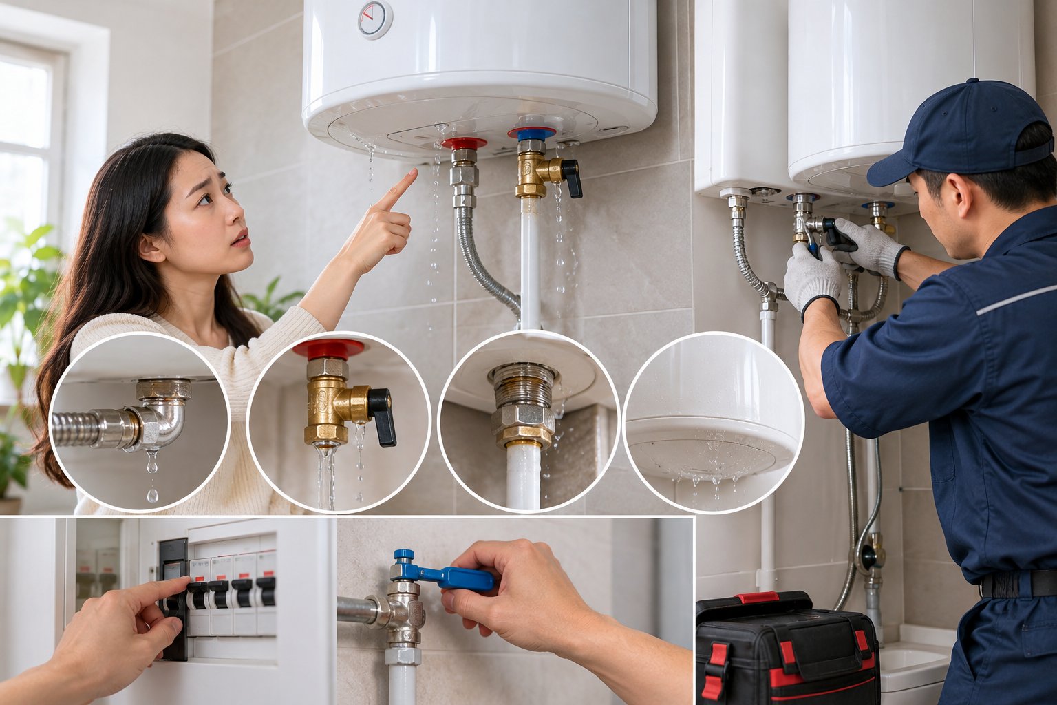 Bình nóng lạnh bị chảy nước: Cách xác định vị trí 2 Ảnh minh hoạ: Bình nóng lạnh bị chảy nước: Cách xác định vị trí