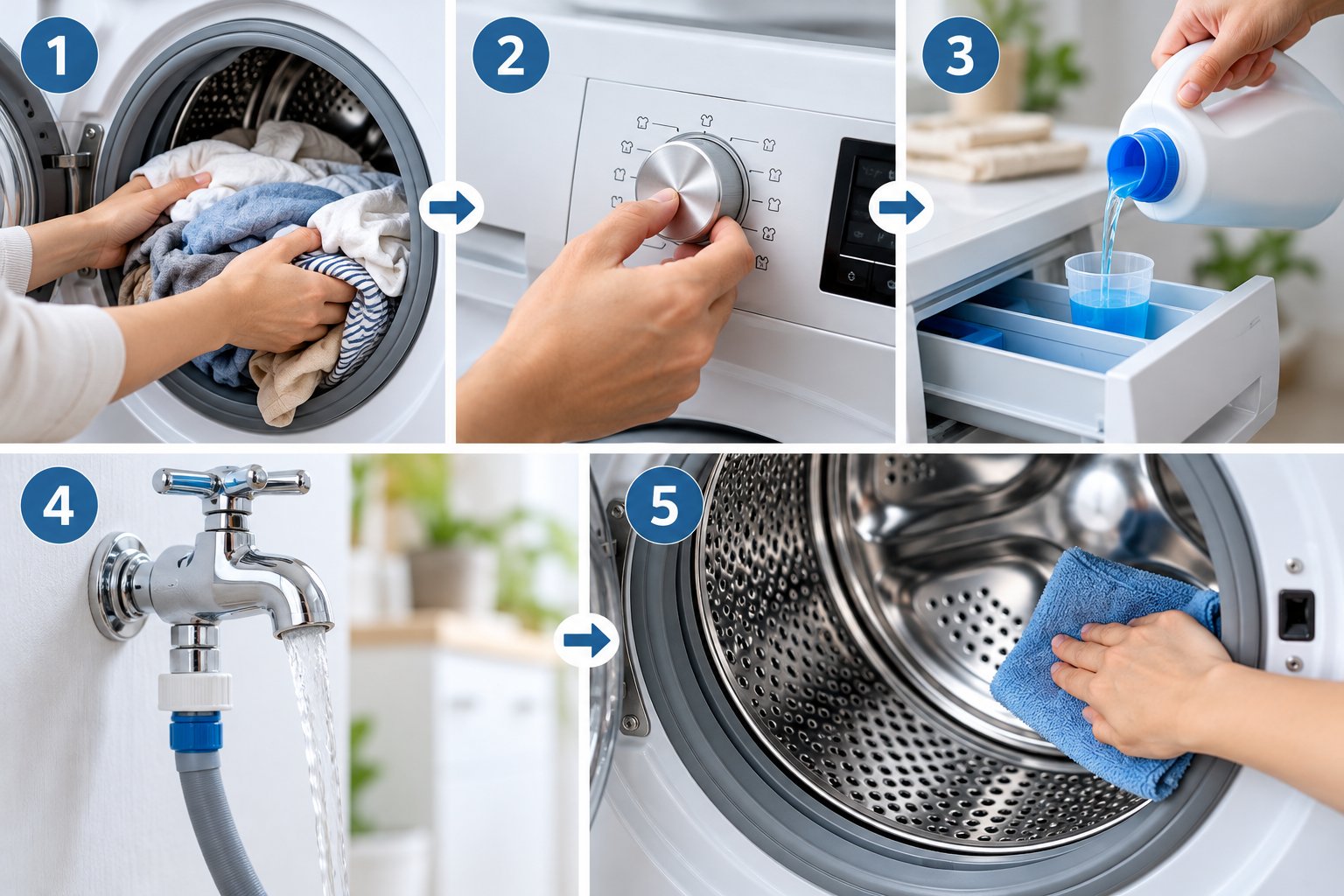 Máy giặt không giặt sạch: 5 bước kiểm tra tại nhà 1 Ảnh minh hoạ: Máy giặt không giặt sạch: 5 bước kiểm tra tại nhà