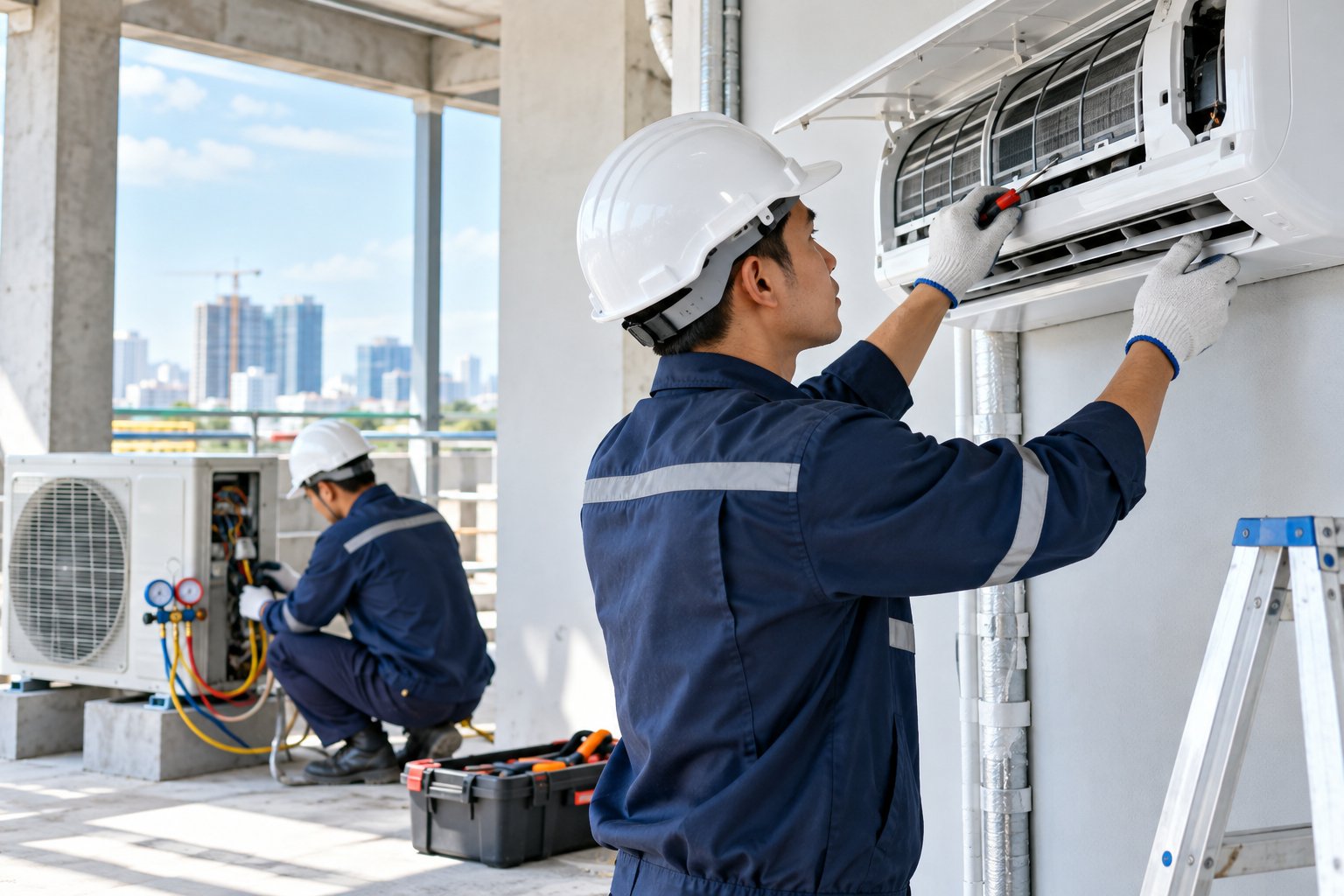 Lắp máy lạnh thuê tại công trình: Điều kiện cần có 3 Ảnh minh hoạ: Lắp máy lạnh thuê tại công trình: Điều kiện cần có